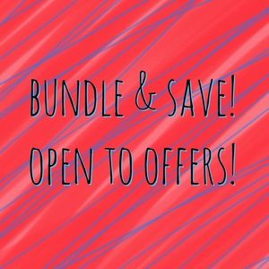 Bundle & save or make some offers ❤️